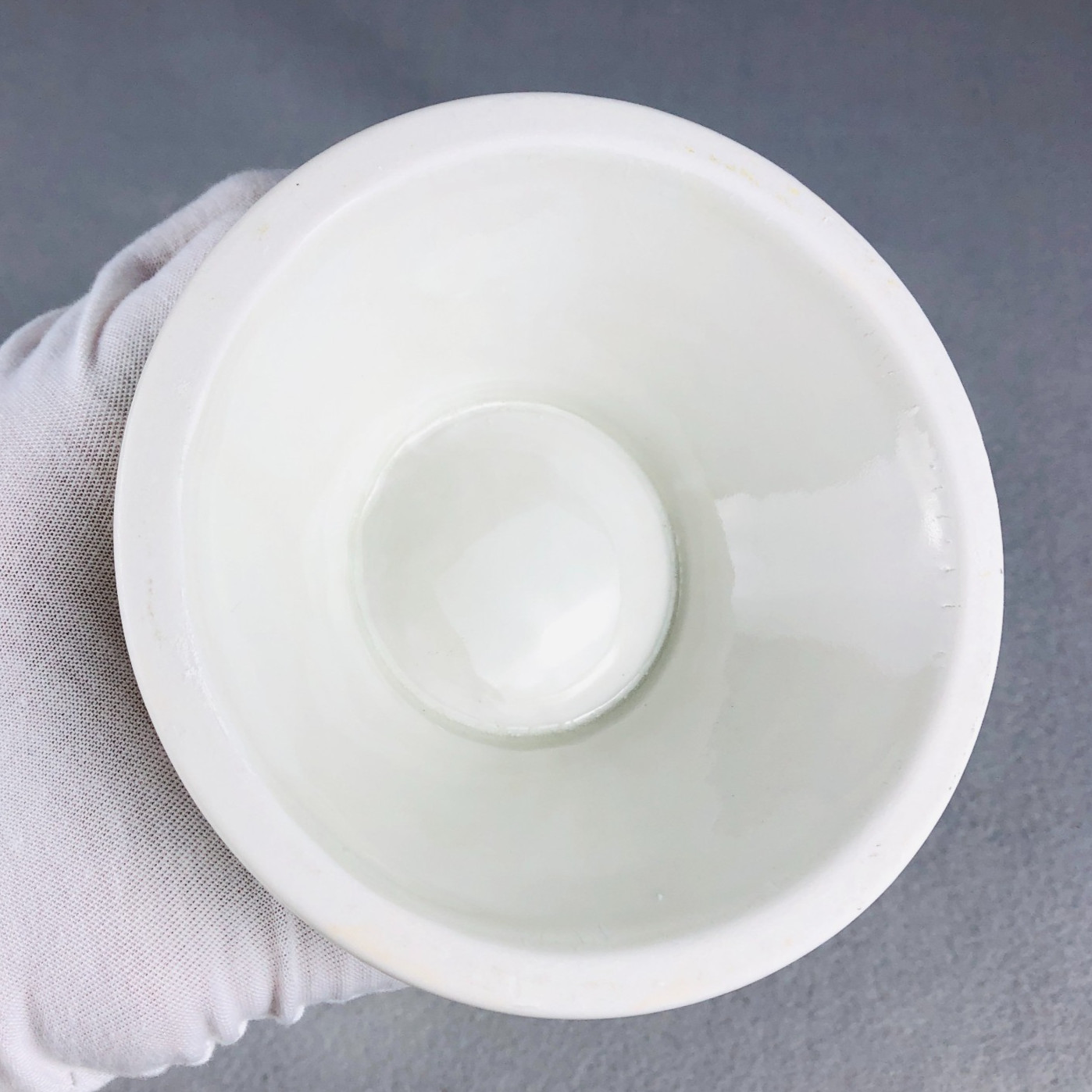 OWENS ILLINOIS Pharmacy Mortar Pestle VTG Porcelain BIG APOTHECARY STORE DISPLAY