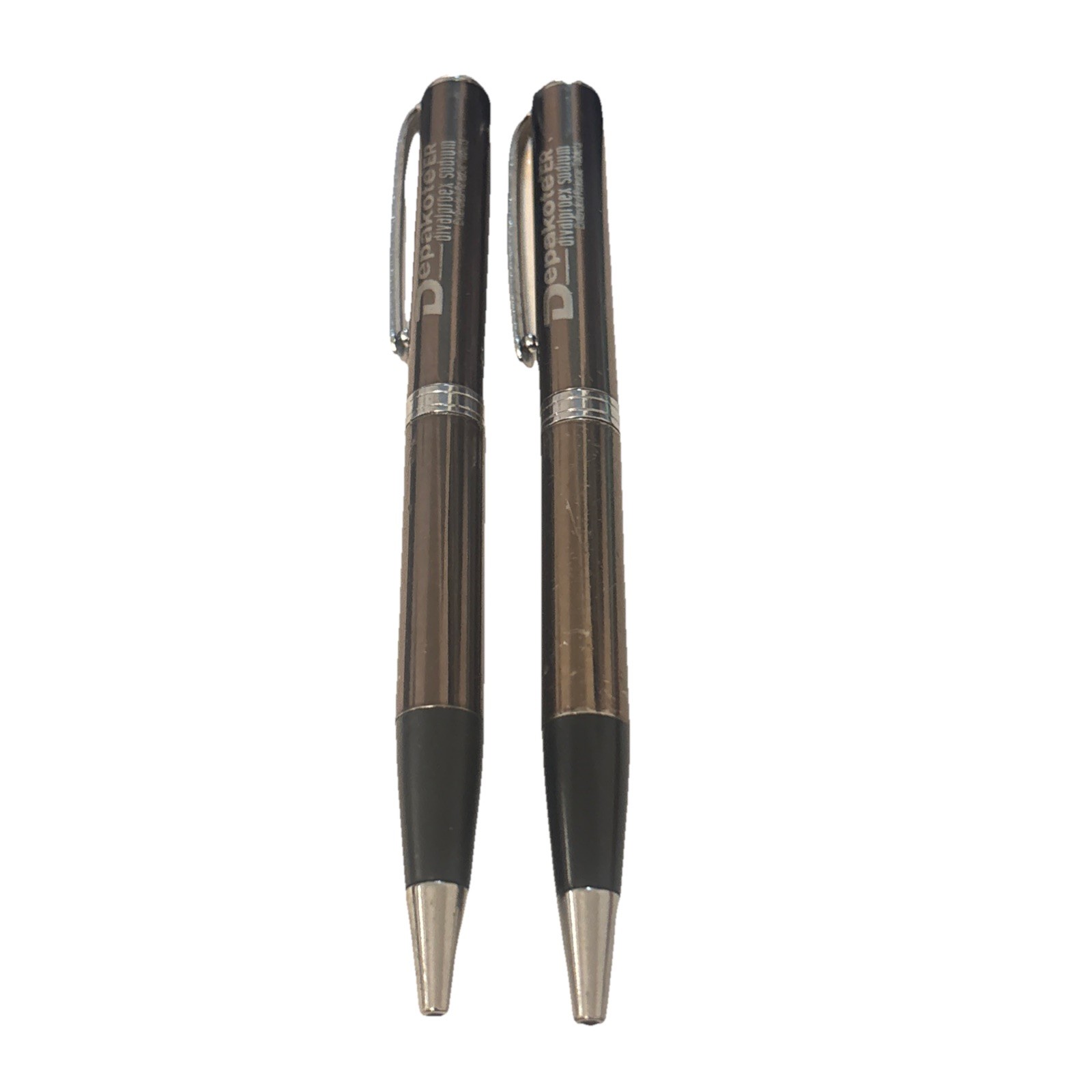 Pharmaceutical Pen Depakote ER drug rep Twist Point Heavyweight Brown Silver Lot