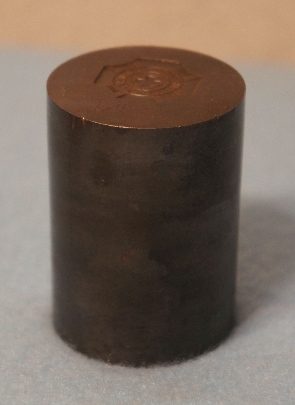 Antique BRITT INFIRMARY EUFAULA AL Nurse Pin STEEL STAMPING DIE JN1447