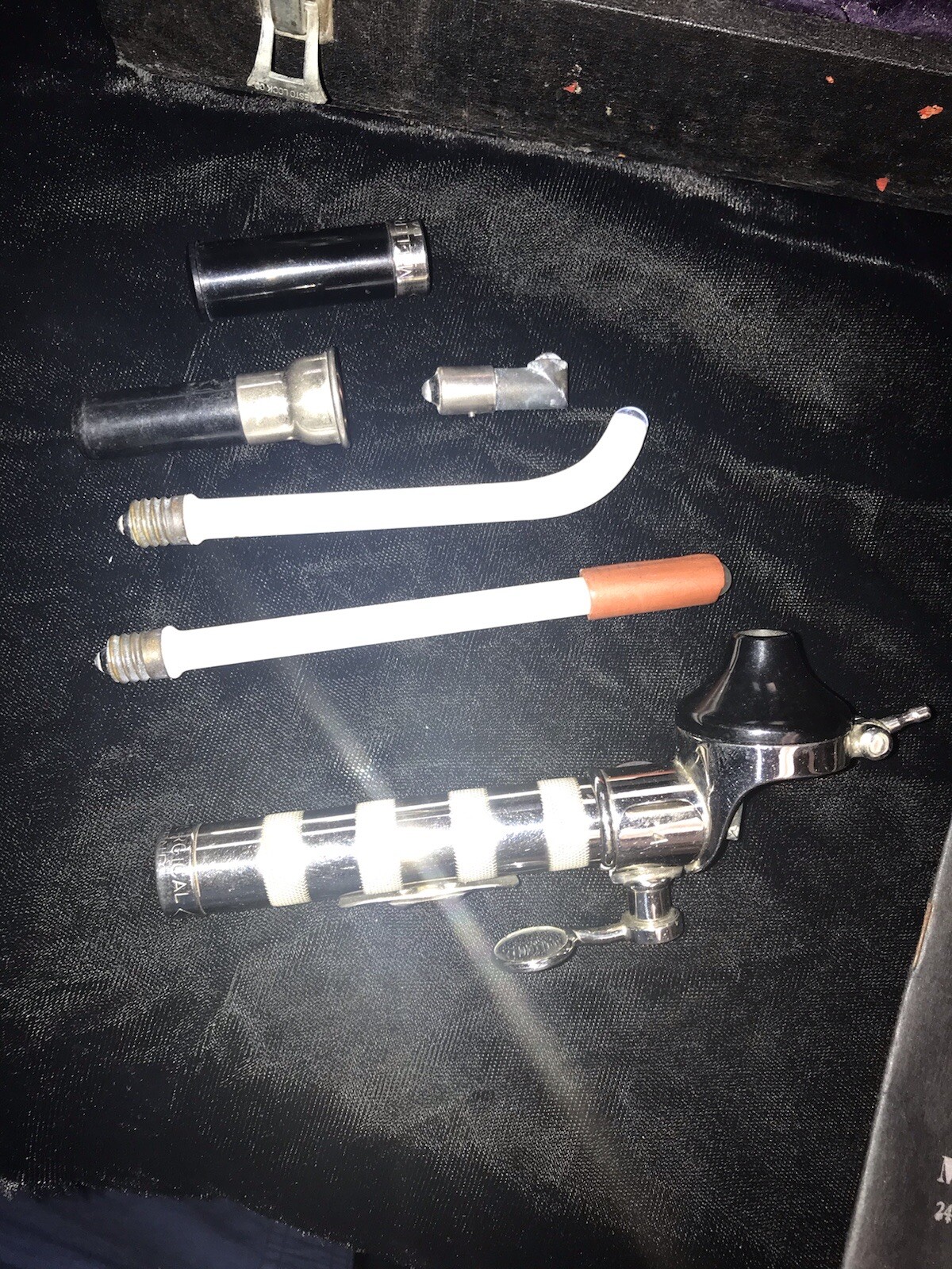 Antique Miller Portable Diagnostic Set w/Manual & Original Receipt Ca. 1945