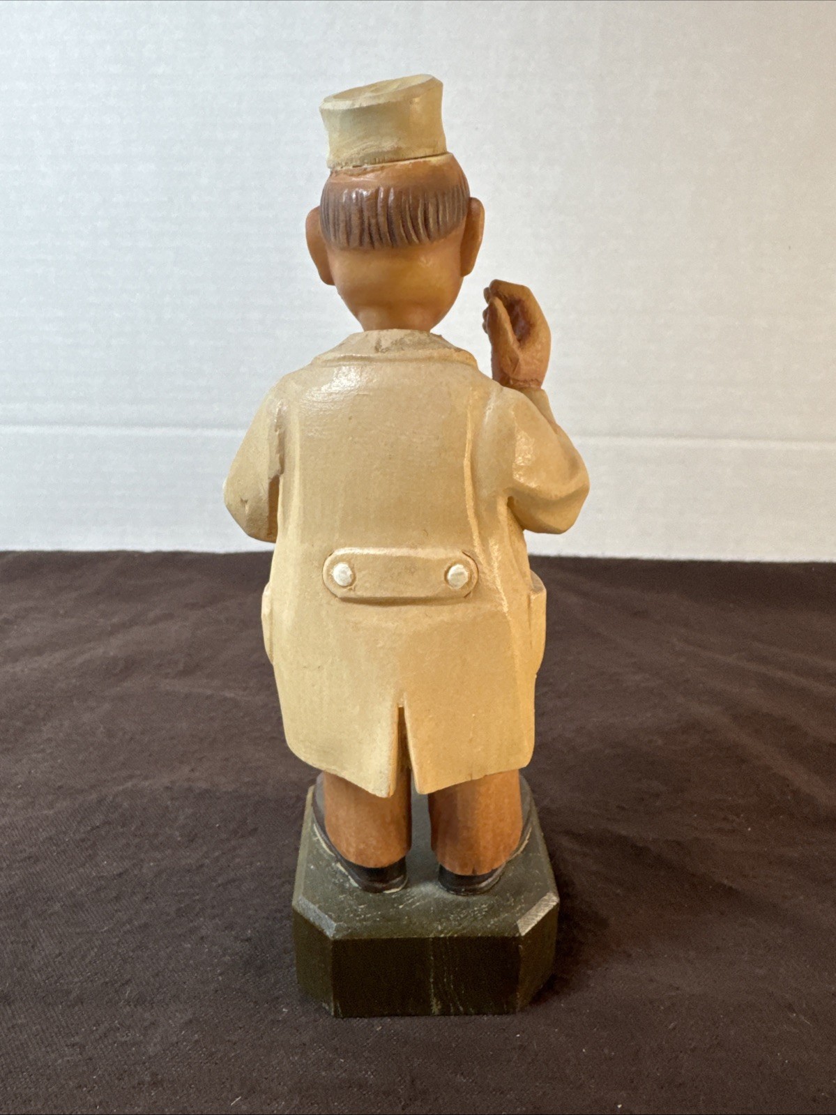 Anri Ears Nose Throat Specialist Medical Doctor Art Carved Wood Italy VTG