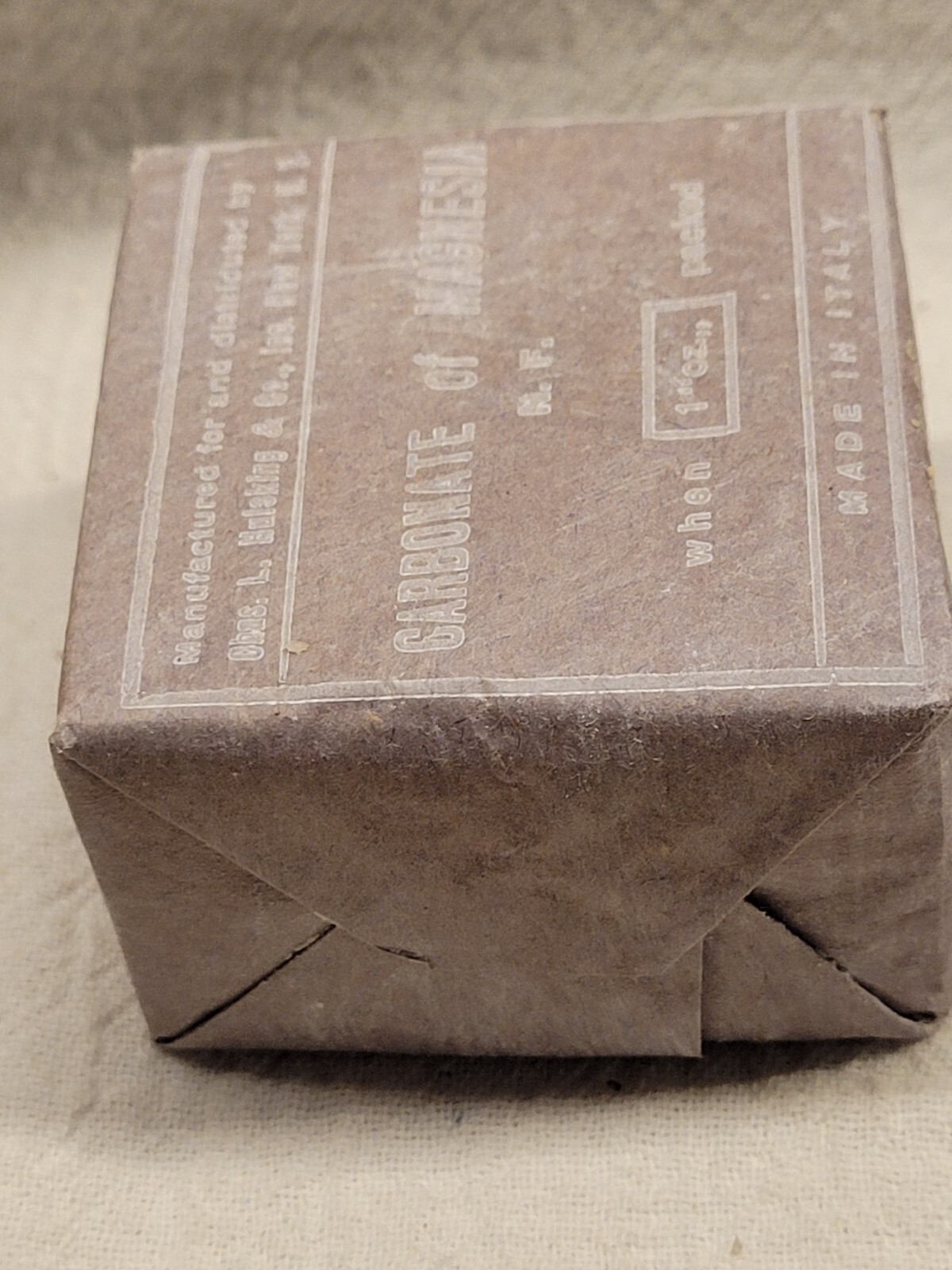 Chas L. Huisking New York Box w Original Wrapping Made In Italy