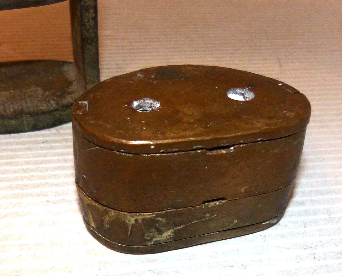 Antique Bronze Dental Denture Flask Mold Press Buffalo Dental Mfg Co New York