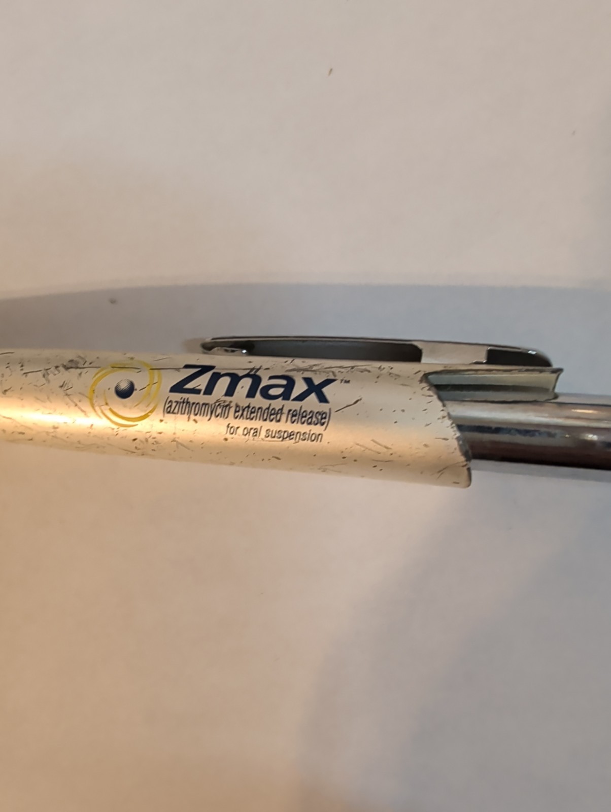 Heavy Metal Zmax Drug Rep Pen Silver Advertising Merch