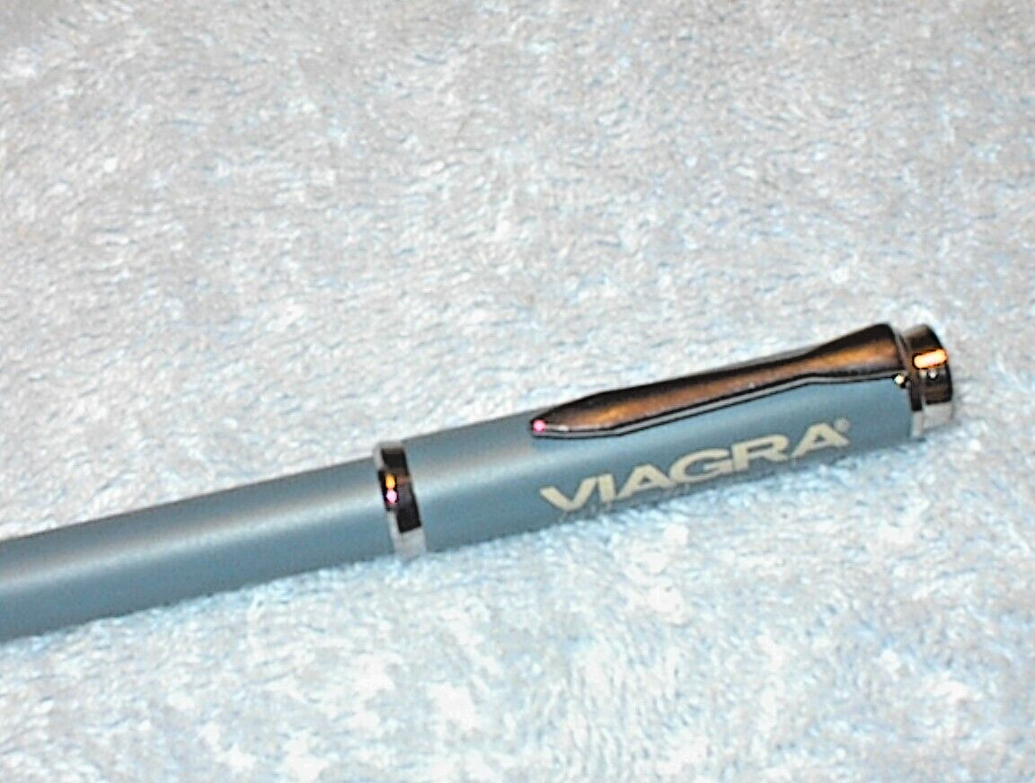 VIAGRA HEAVY METAL ELEGANT DRUG REP PEN CLASSY GR8 GAG GIFT BIRTHDAY EBAY’S ONLY