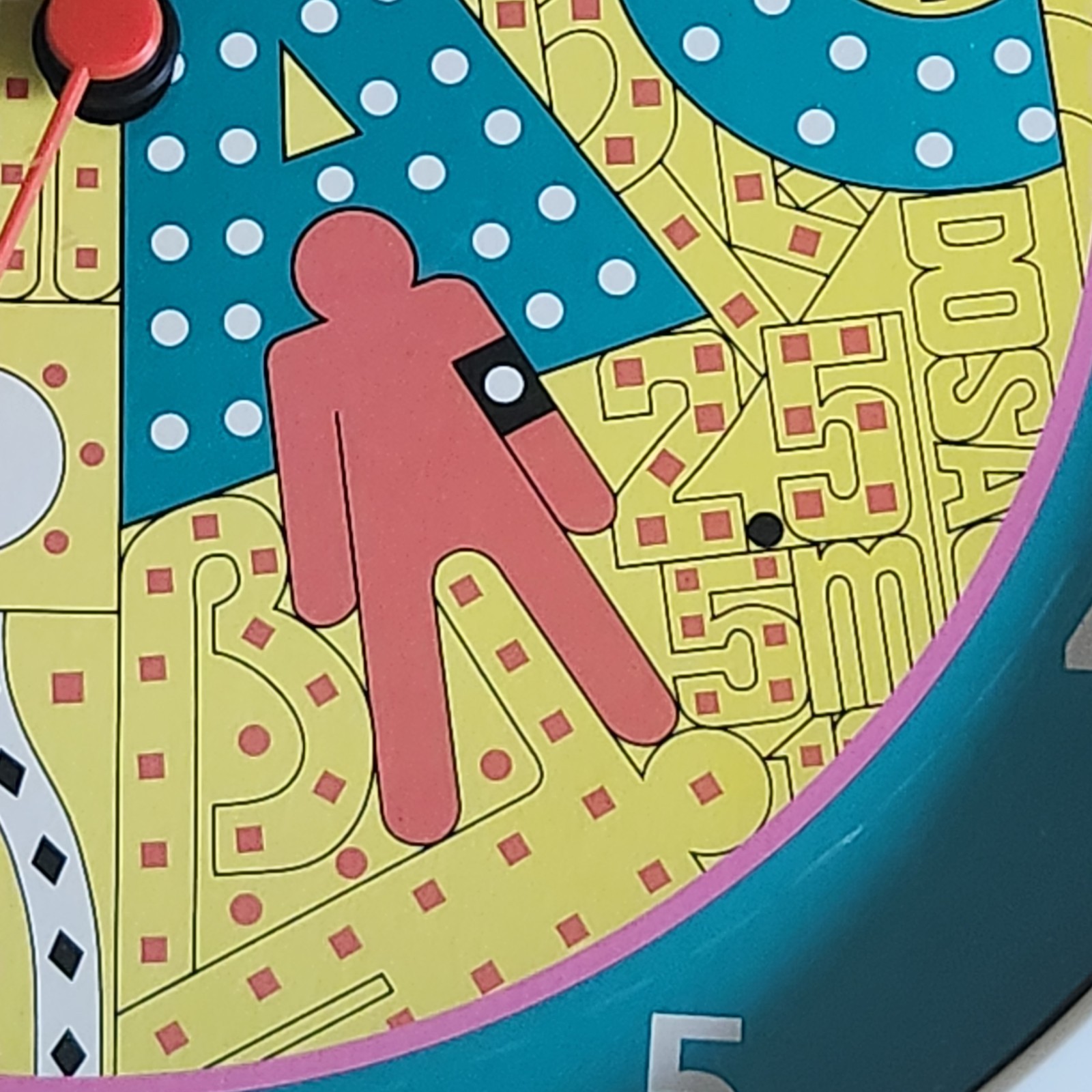 Ziac Pharmaceutical Drug Rep Promo 10″ Wall Clock Colorful Advertising- Works