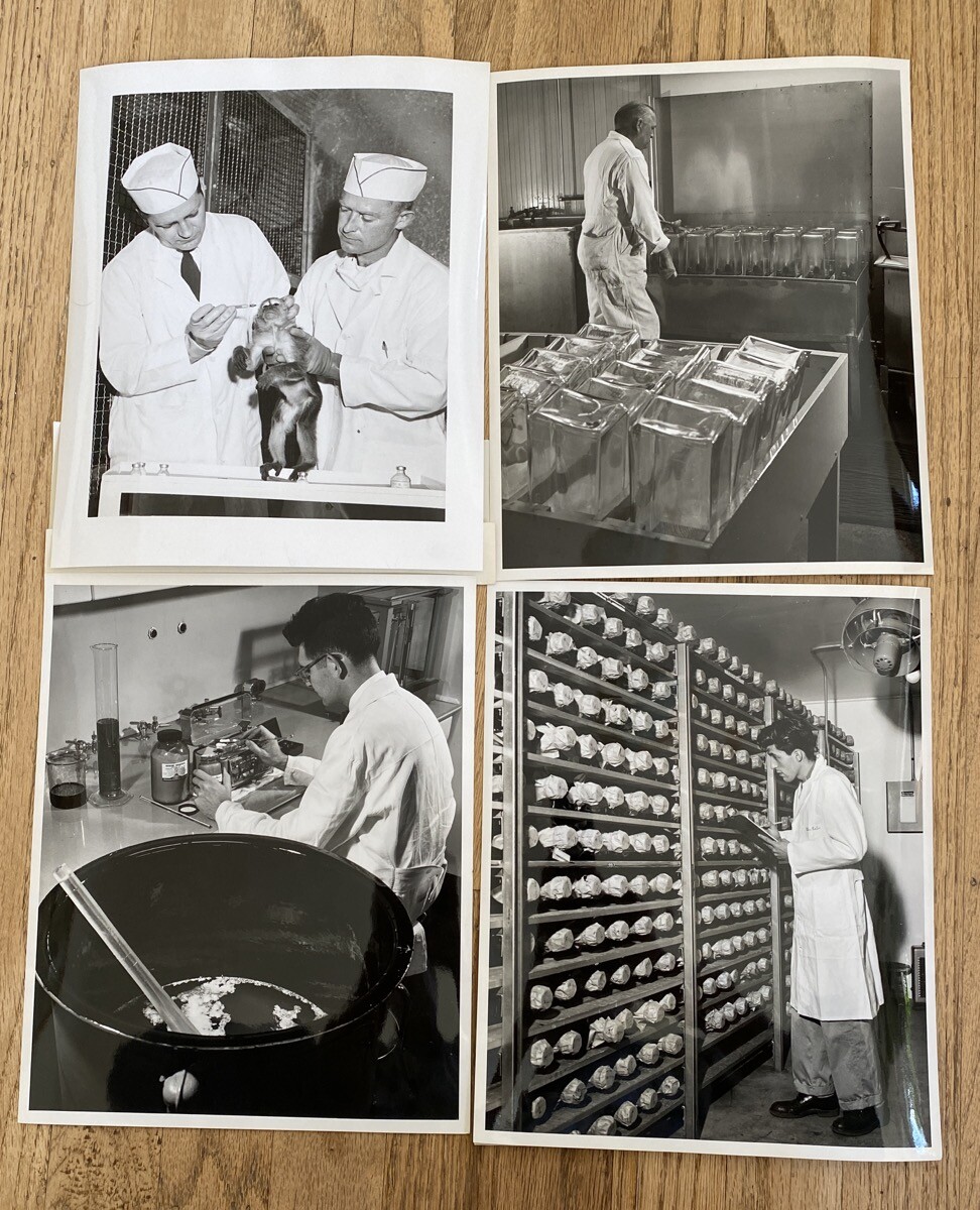 Berkeley Cutter Laboratories Historical Photographic Record Polio vaccine