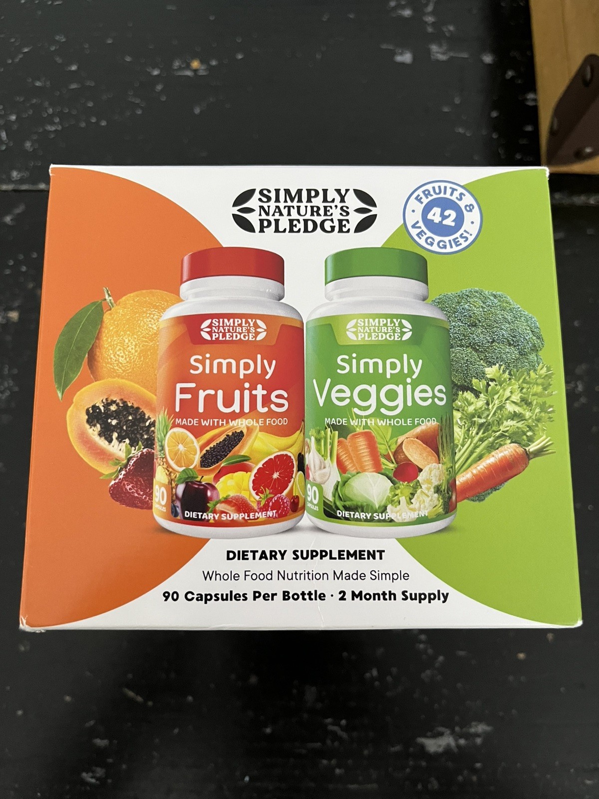 Simply Nature’s Promise Over 40 Different Fruits & Vegetables 90 Ct Each