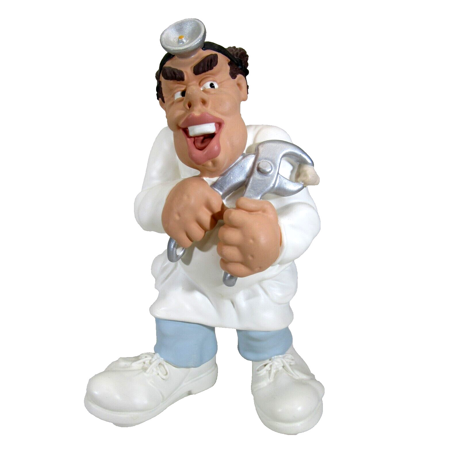 Handmade Italy Dental Sculpture Dentist signed ANTARTIDEE LAVORATO A MANO figure