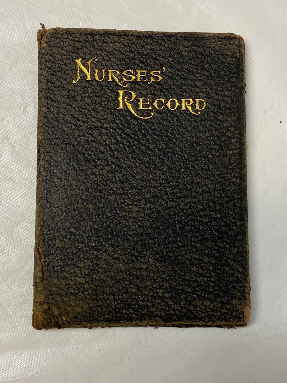 Antique Medical Nurses Record Little Book To Do List