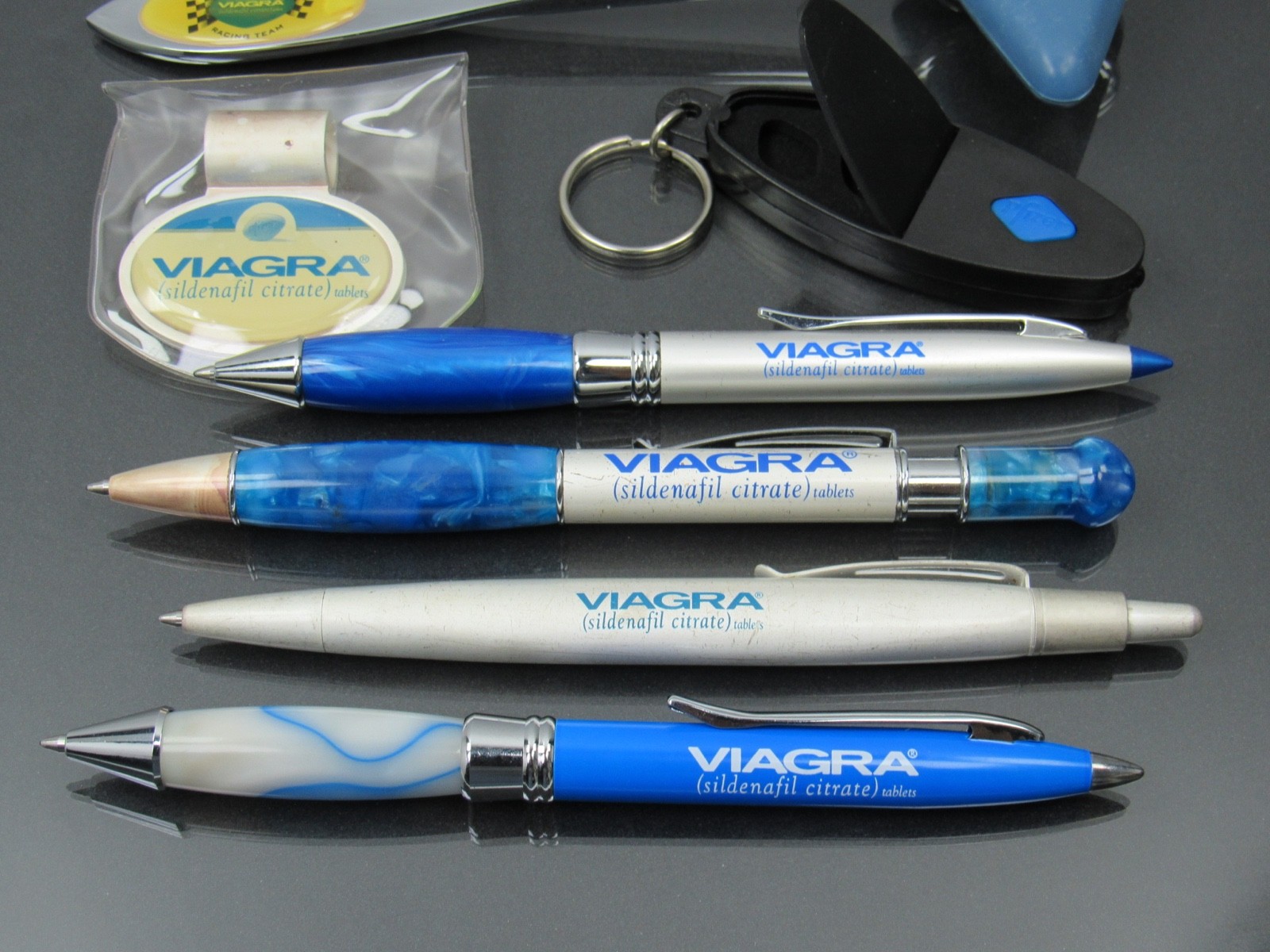 Viagra Lot PENS Pill Holder Hammer Drug Rep Pharmaceutical Promo Advertising