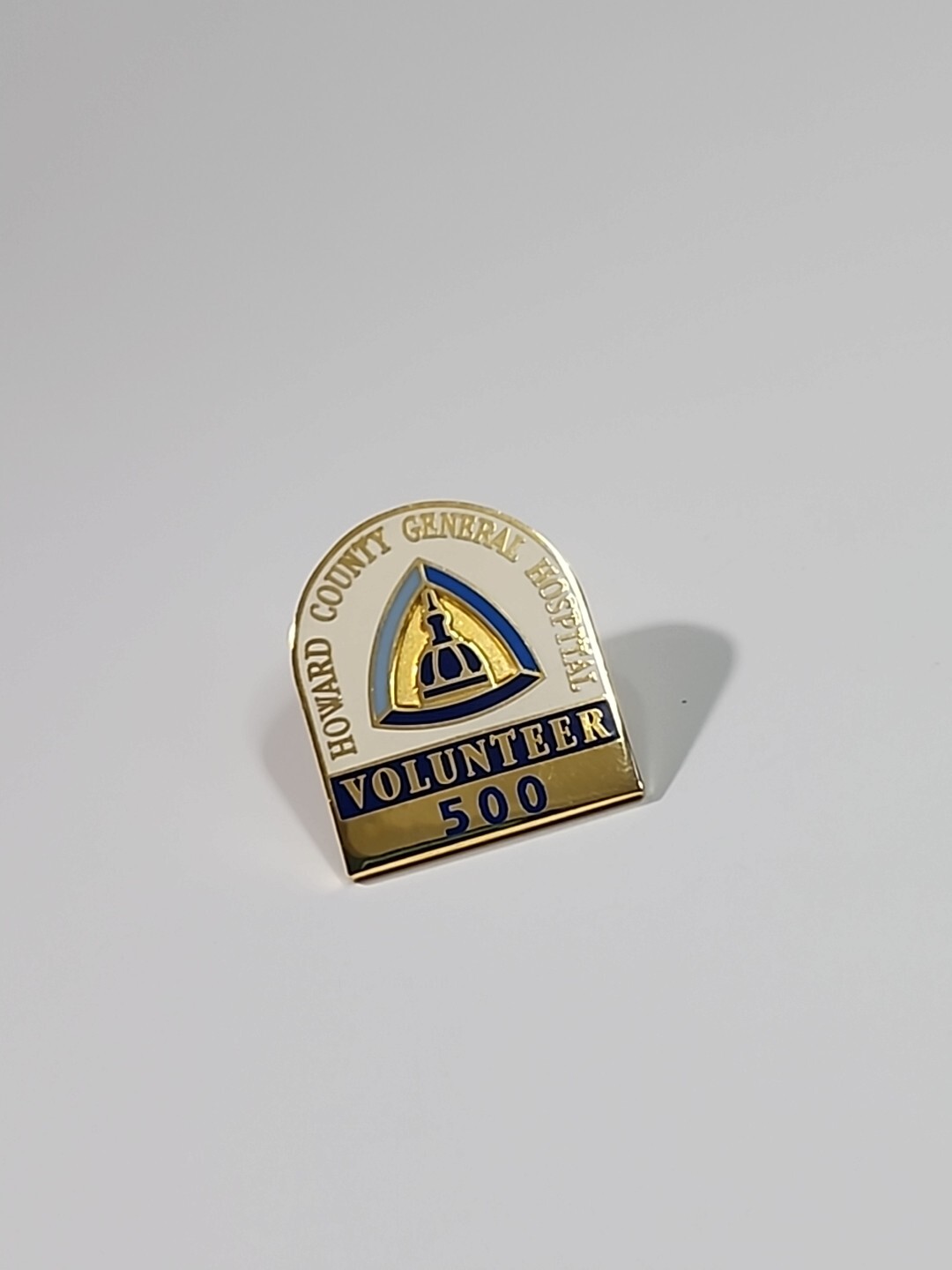 Howard County General Hospital Volunteer 500 Hours Award Pin Maryland