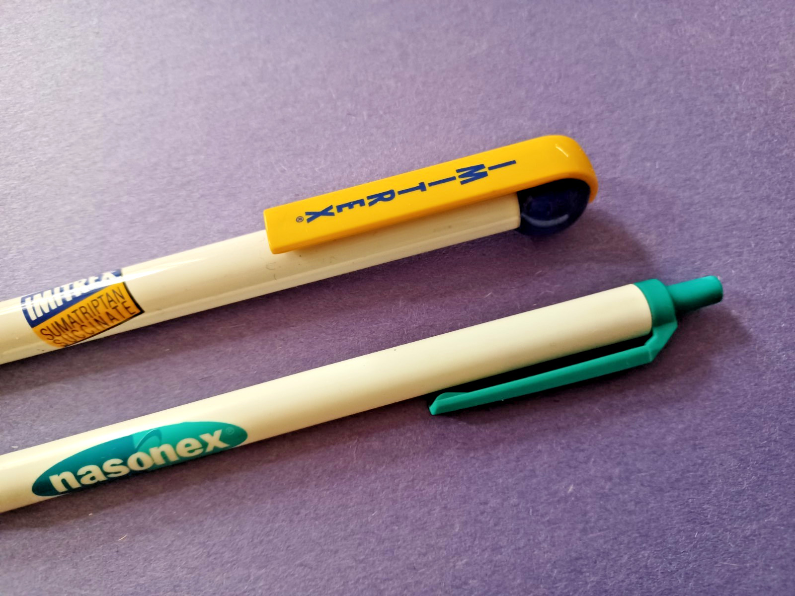 Imitrex Nasonex Pharmaceutical Drug Rep Promo Ballpoint Pens