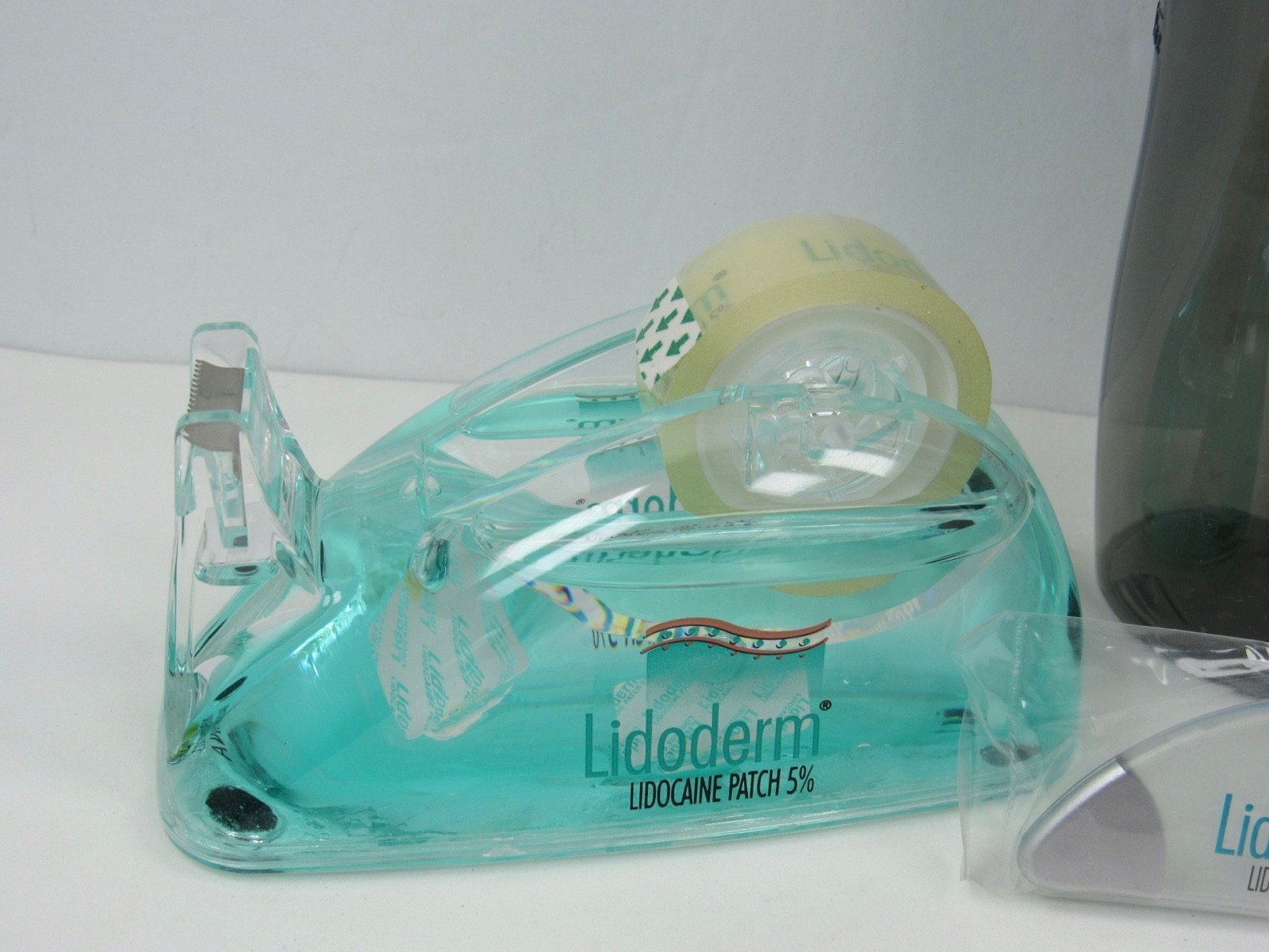 Lidoderm Lot Liquid Tape Dispenser Bottle & iSlice Drug Rep Pharmaceutical Promo