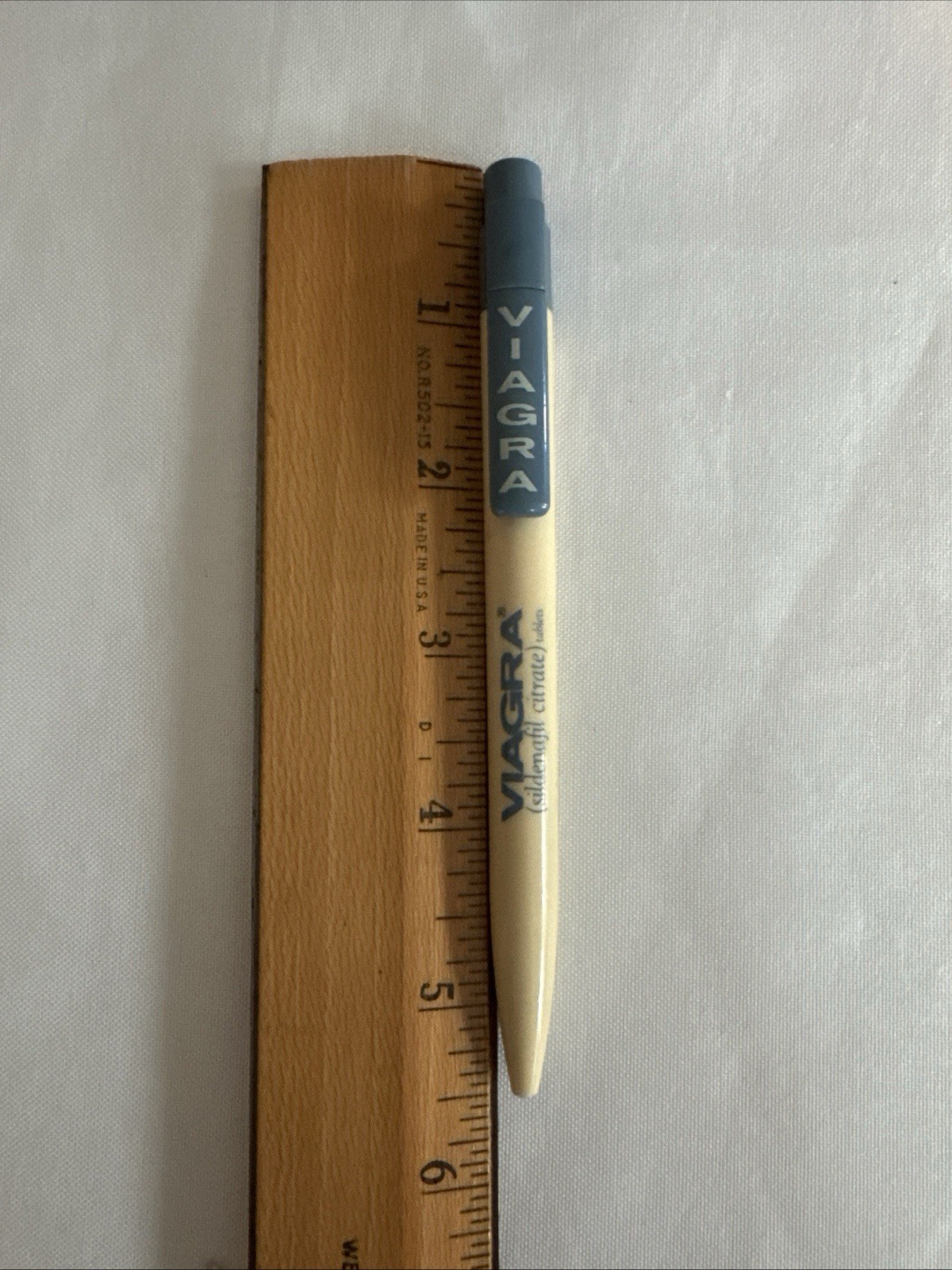 Vtg VIAGRA Pfizer Drug Promotional Click Ballpoint Pen Pharmaceutical