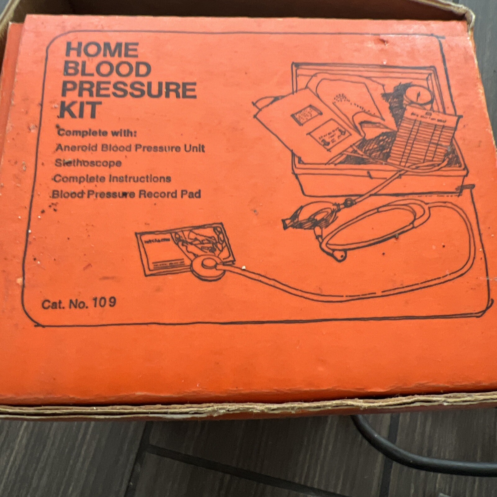 Vintage Clayton Sphygmomanometer w/ Home Blood Pressure Kit & instructions #109