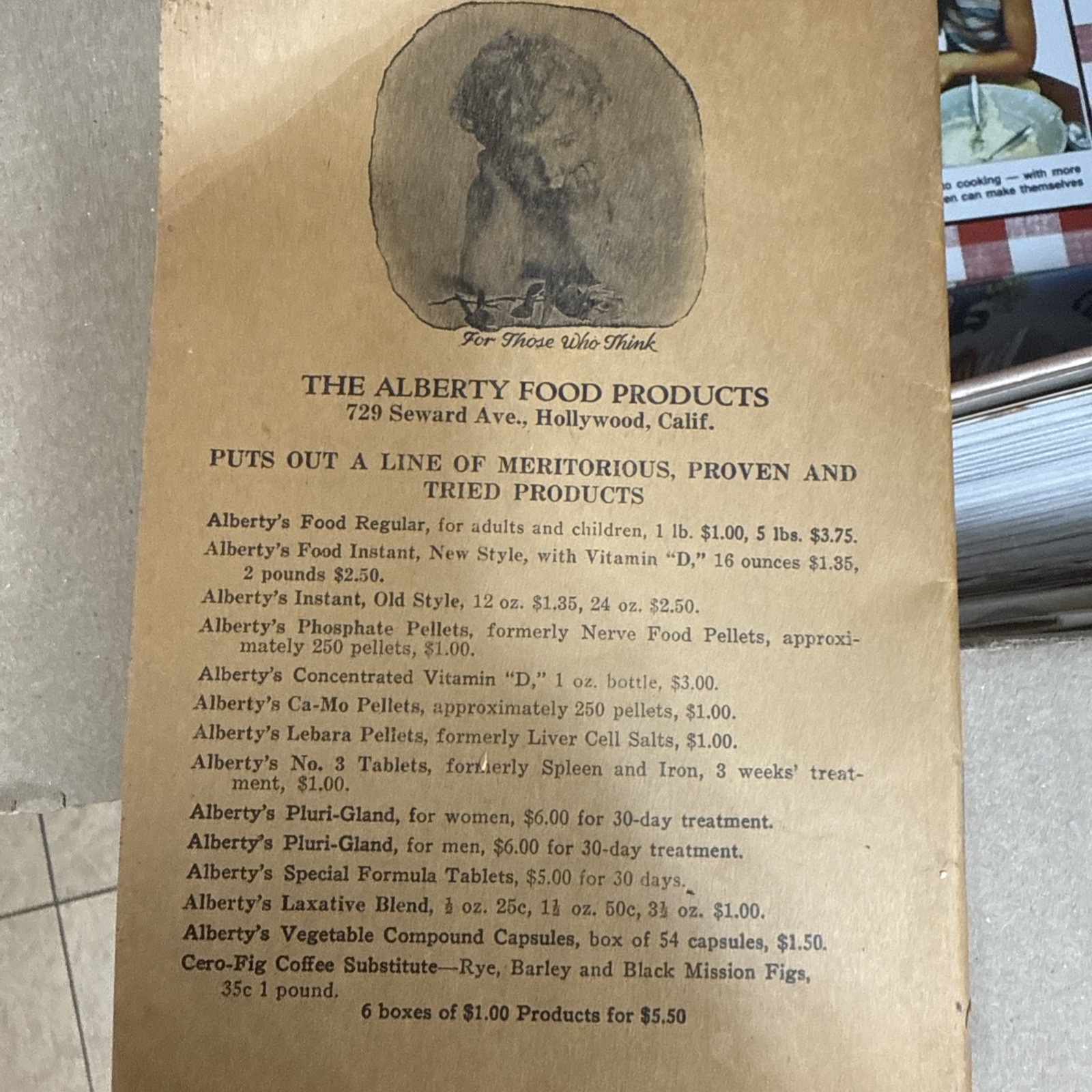Vtg Quack Medicine Pharmacy Medical Book – 1929 Calcium by Adah Alberty