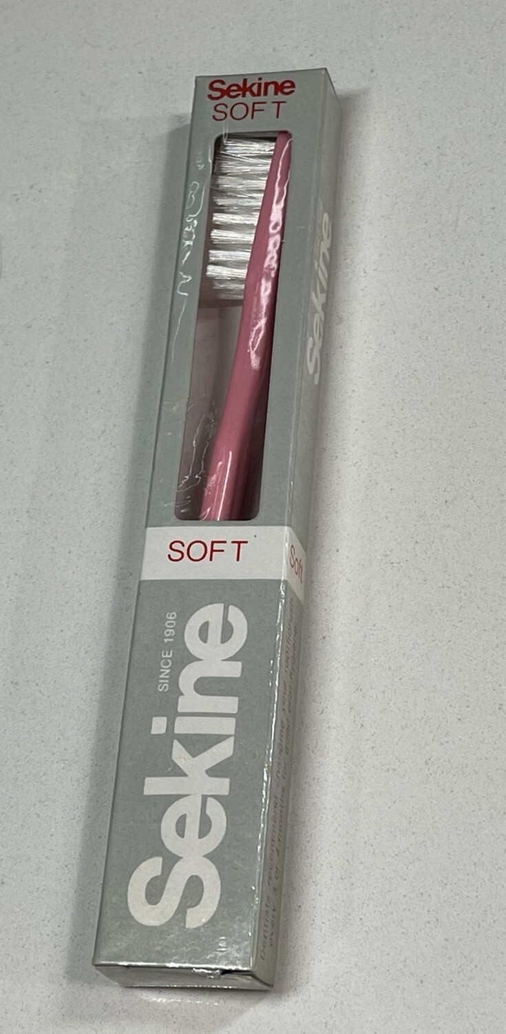 Vintage Sekine Soft Toothbrush Pink