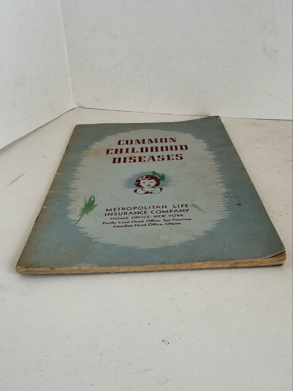 Common Childhood Diseases 1953 Vintage Book Metropolitan Life Insurance Company