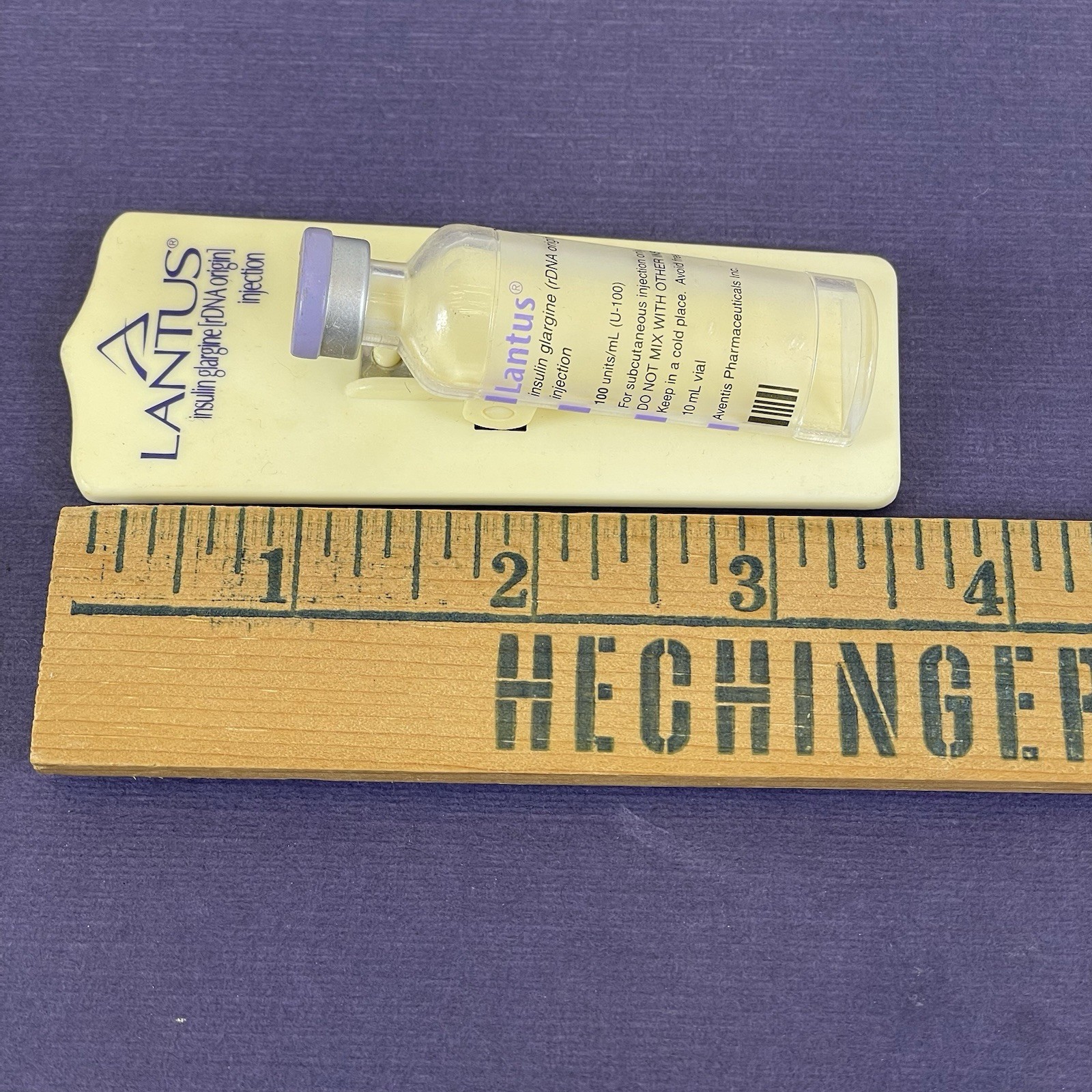 Vintage Drug Rep Pharmaceutical Advertising LANTUS Refrigerator Magnetic Clip