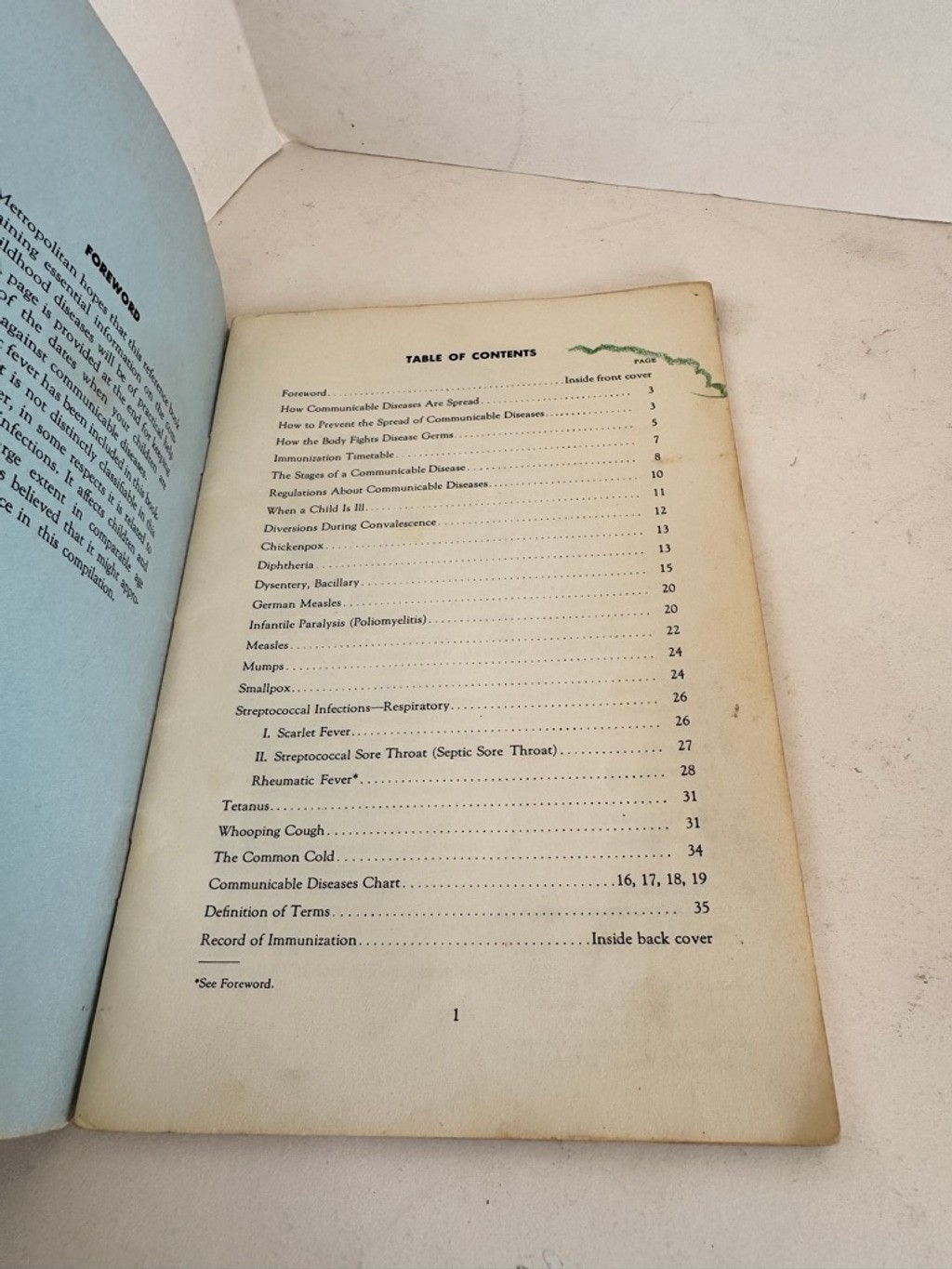 Common Childhood Diseases 1953 Vintage Book Metropolitan Life Insurance Company
