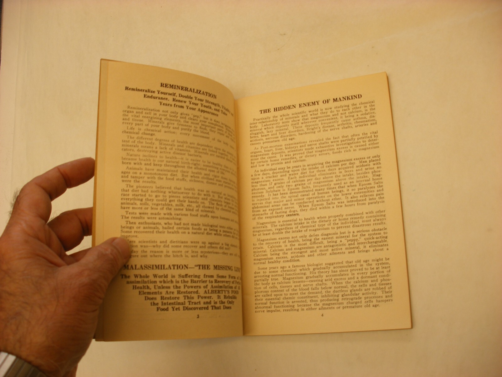 Antique Vtg Quack Medicine Pharmacy Medical Book – 1929 Calcium by Adah Alberty