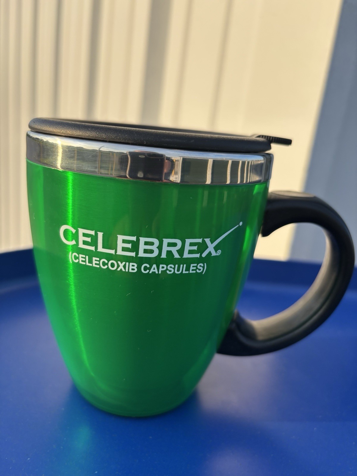 Celebrex Promo Mug Travel Cup Drug Rep NEW