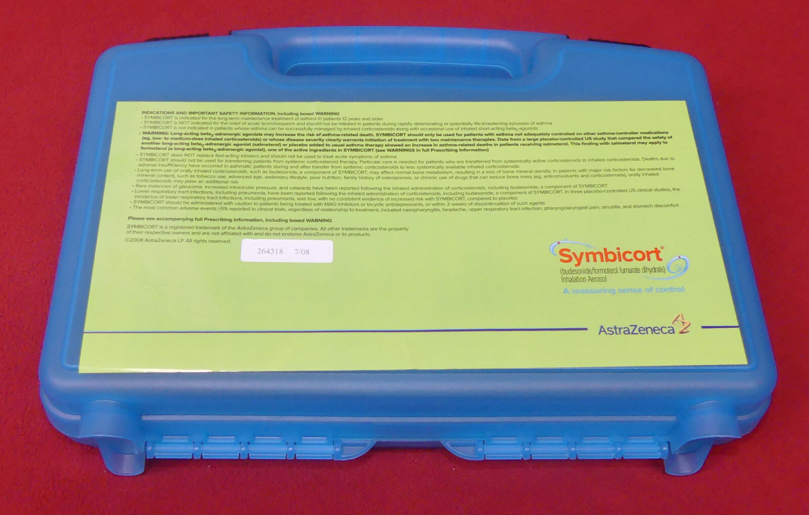 RARE Symbicort Education & Demonstration Asthma Kit w/ Pico-1 Meter AstraZeneca
