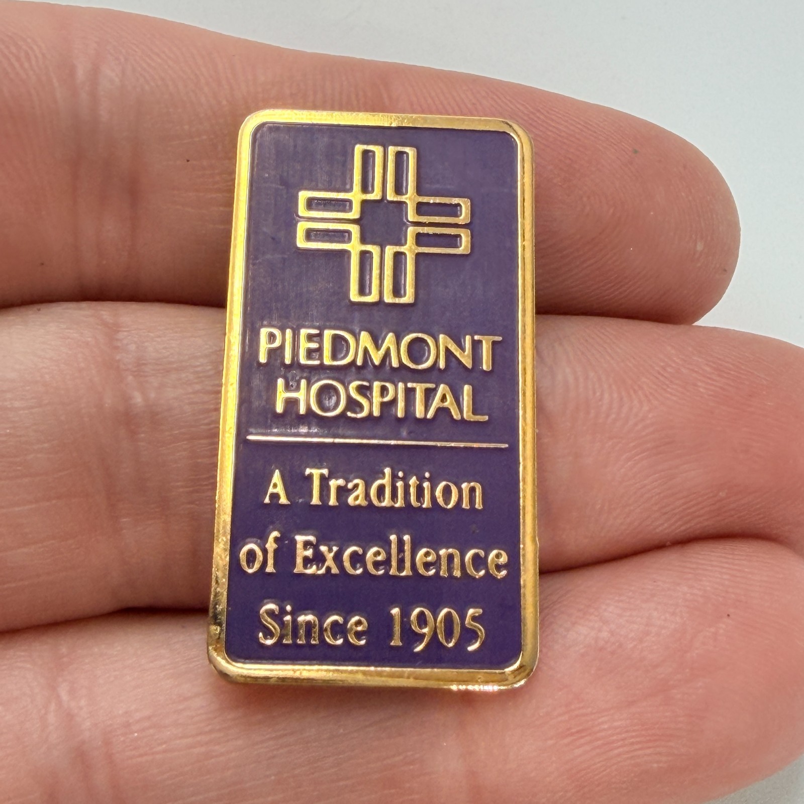 Piedmont Hospital Tradition Of Excellence Lapel Pin Georgia Medical Vintage