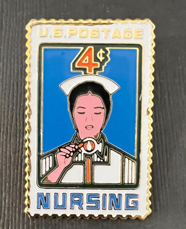 Nurse Nursing USPS Stamp Pin Brooch – No Flaws