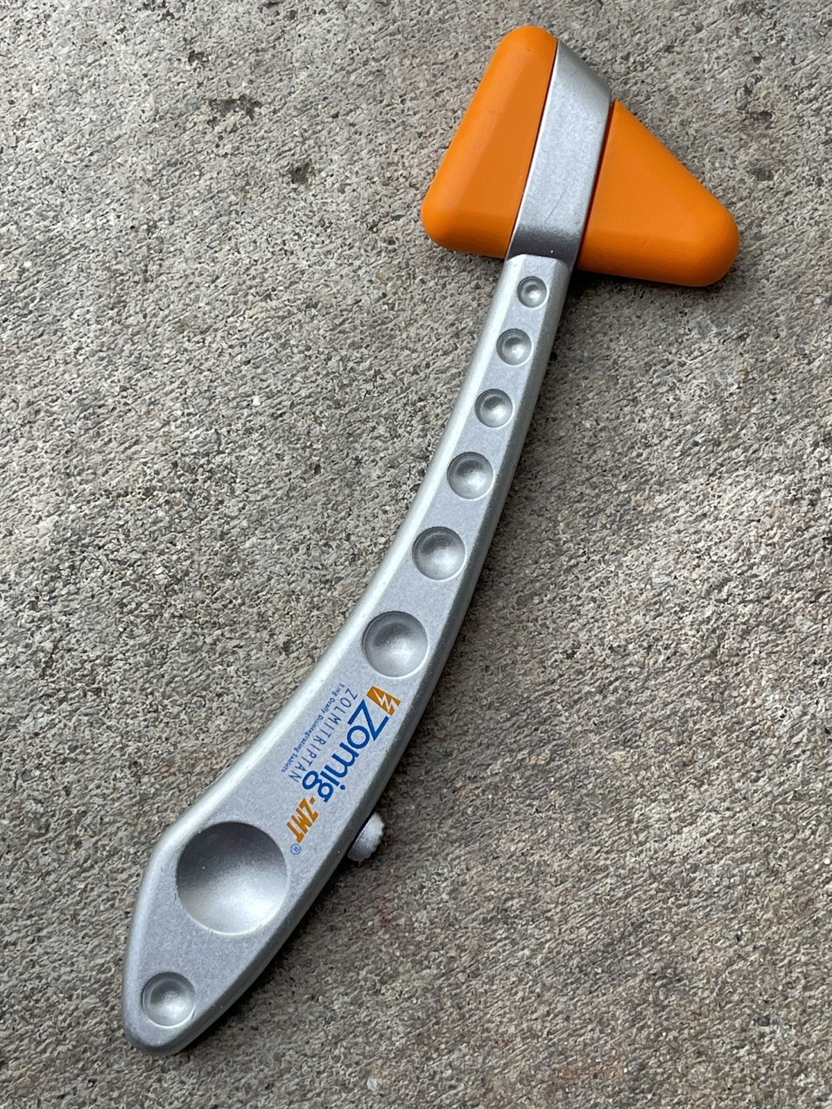 Zomig Knee Reflex Hammer Metal Heavy Amneal Drug Rep Promo Pharma Marketing