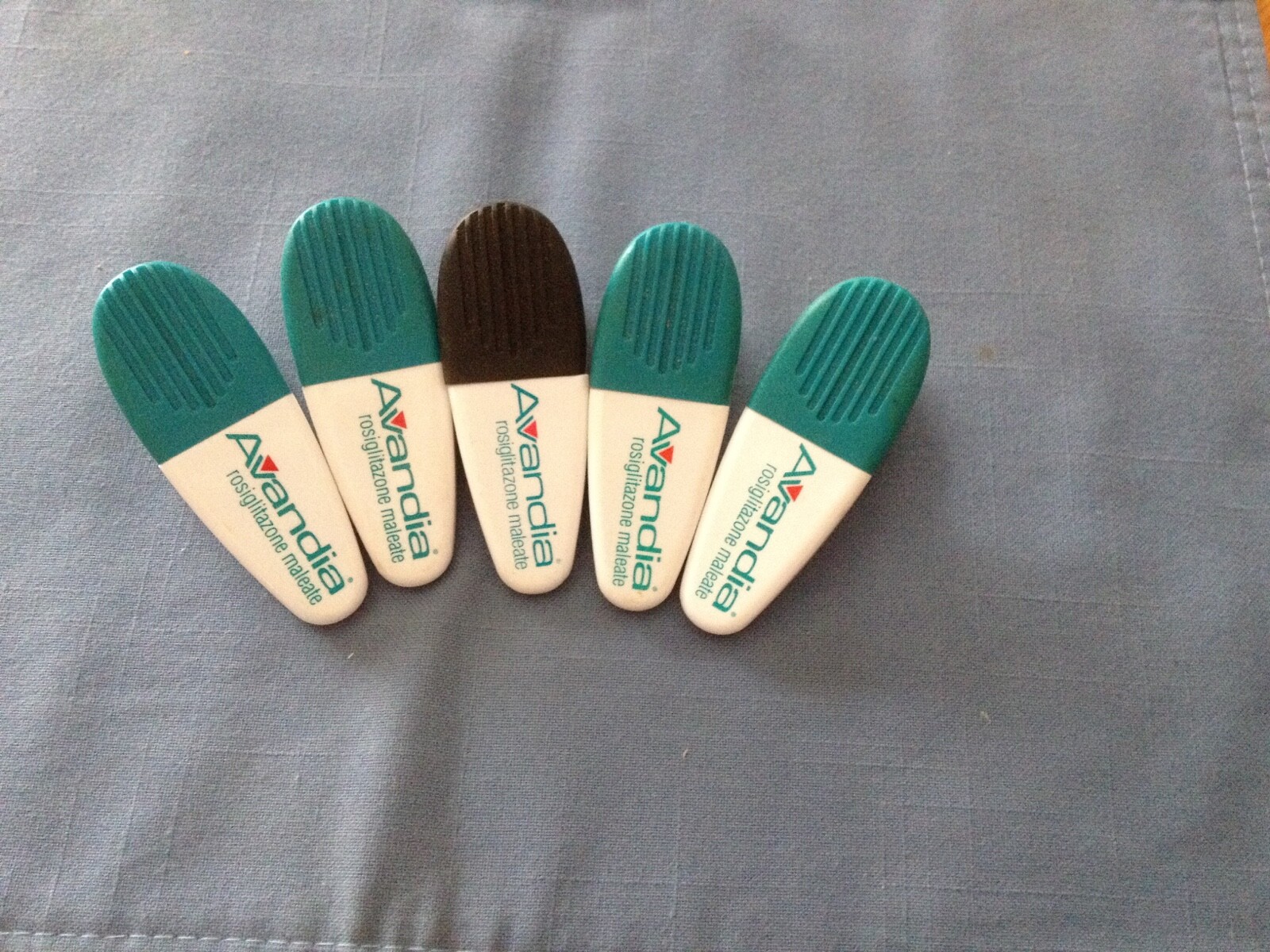Drug rep refrigerator clip magnet
