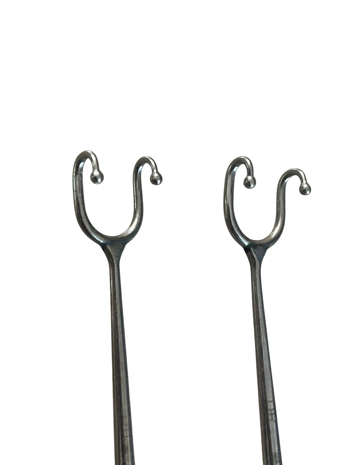 Vintage Lot 6 Sparta Germany Surgical Tools Stainless Steel Small Hook Retractor