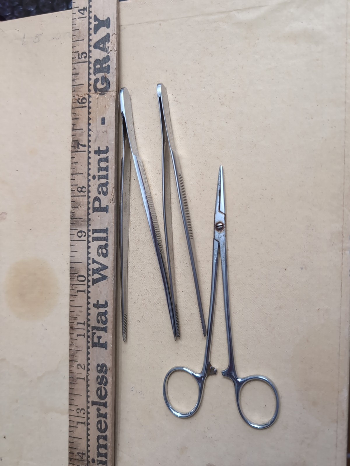 Vintage Dental Tools Tweezers, Hemostat Germany