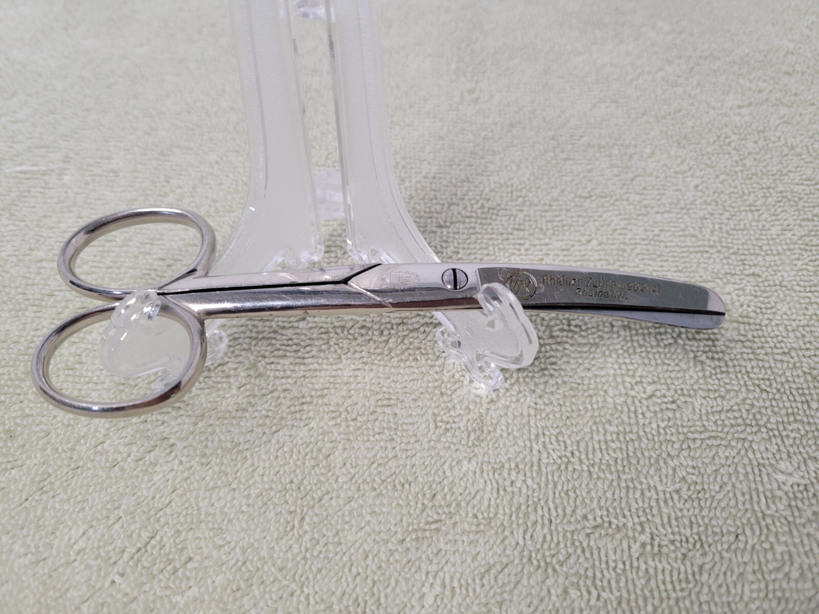 Vintage J.A. Schmidt & Soehne Medical Scissors w/ Curved Blades Solingen Germany