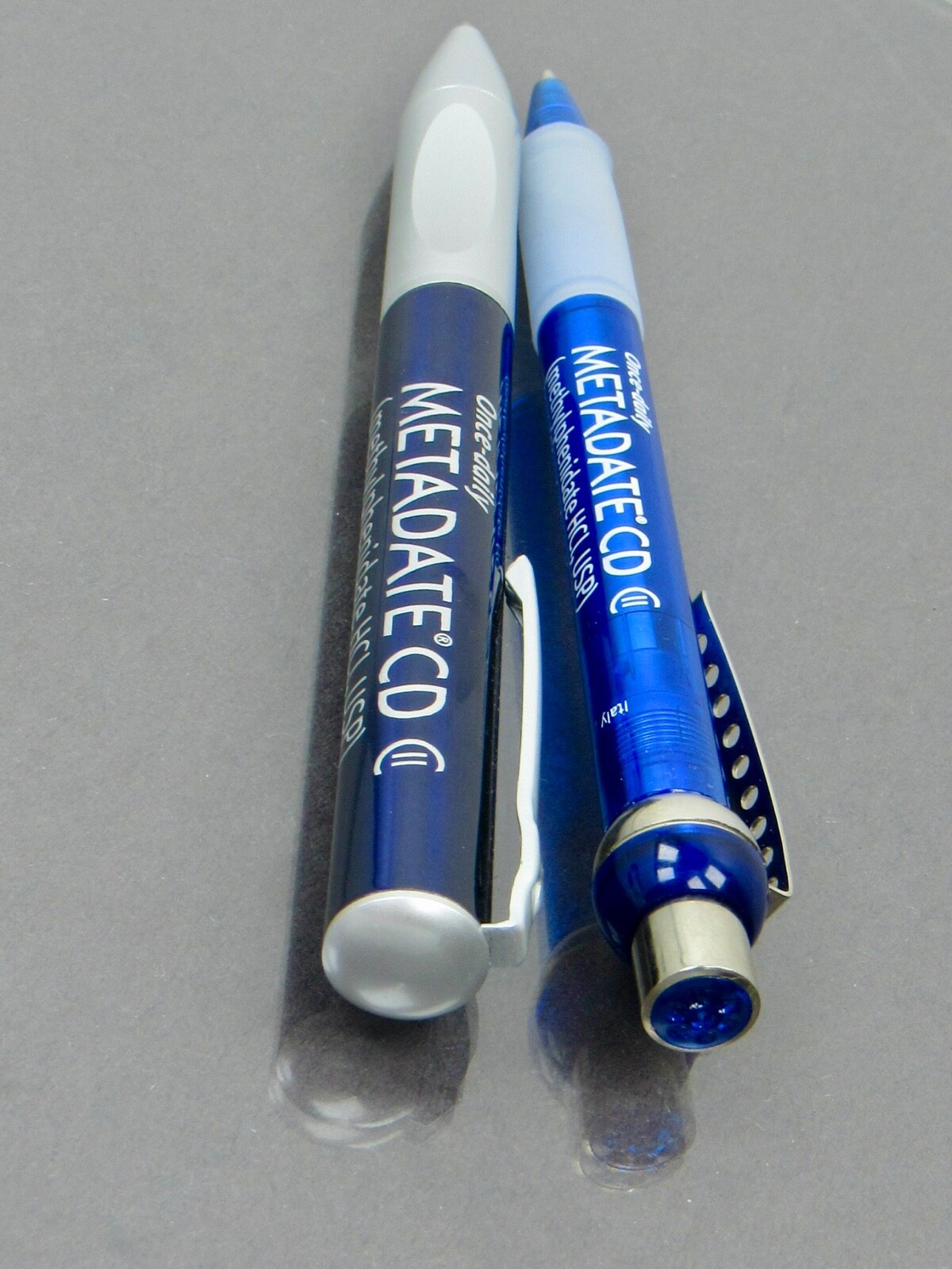 Metadate CII PENS 1 Heavy Metal Twist Drug Rep Pharmaceutical Advertising RARE