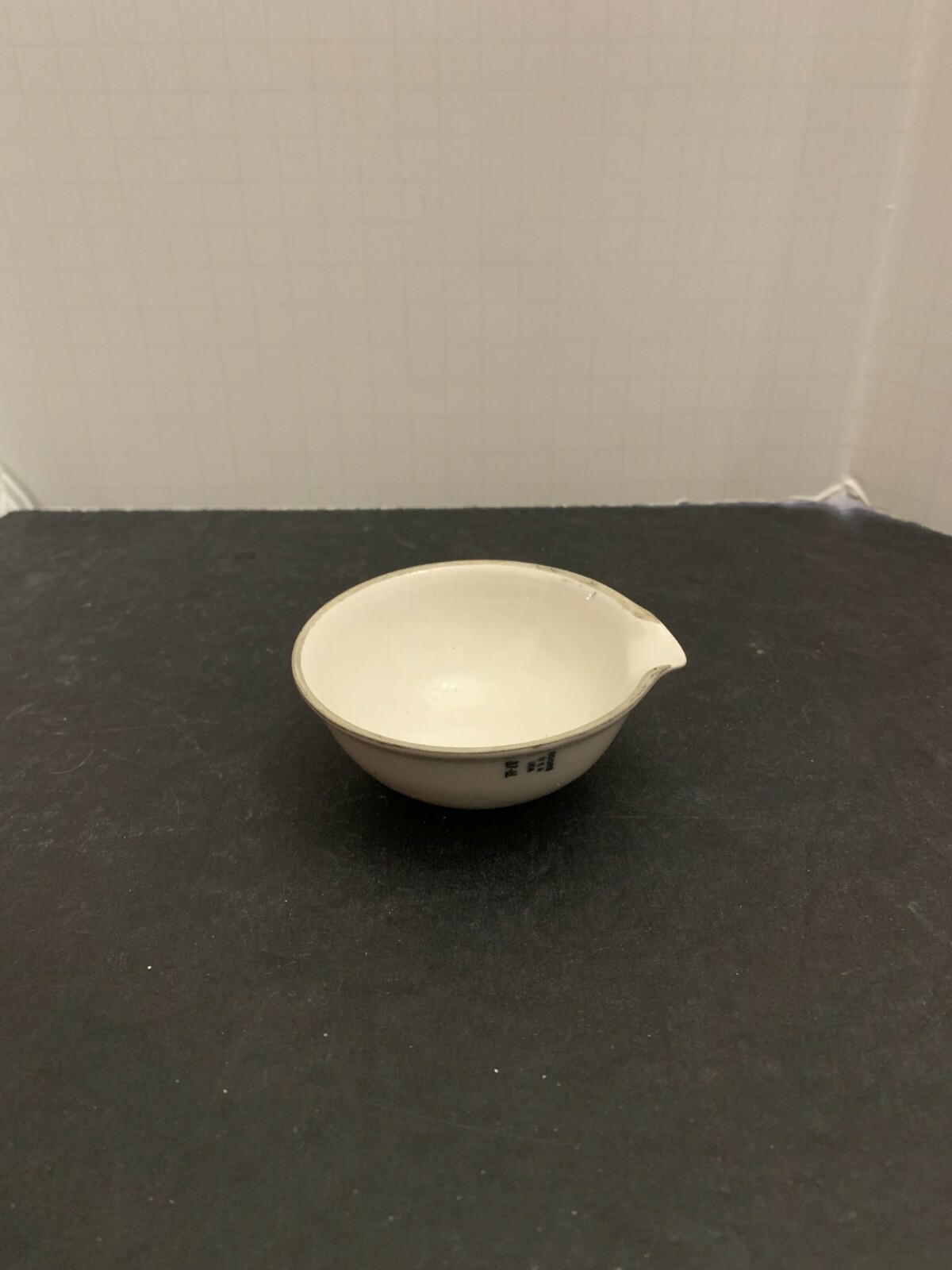 Vintage Coors USA 00A 37-H Thin Porcelain Pharmaceutical Mortar
