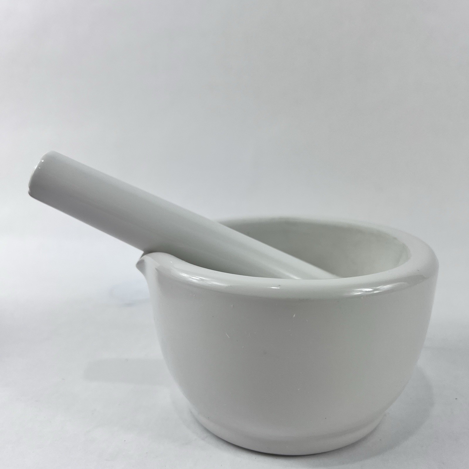 COORS Large White Porcelain Mortar & Pestle Set #5202 F41 #5203 F40 USA VINTAGE