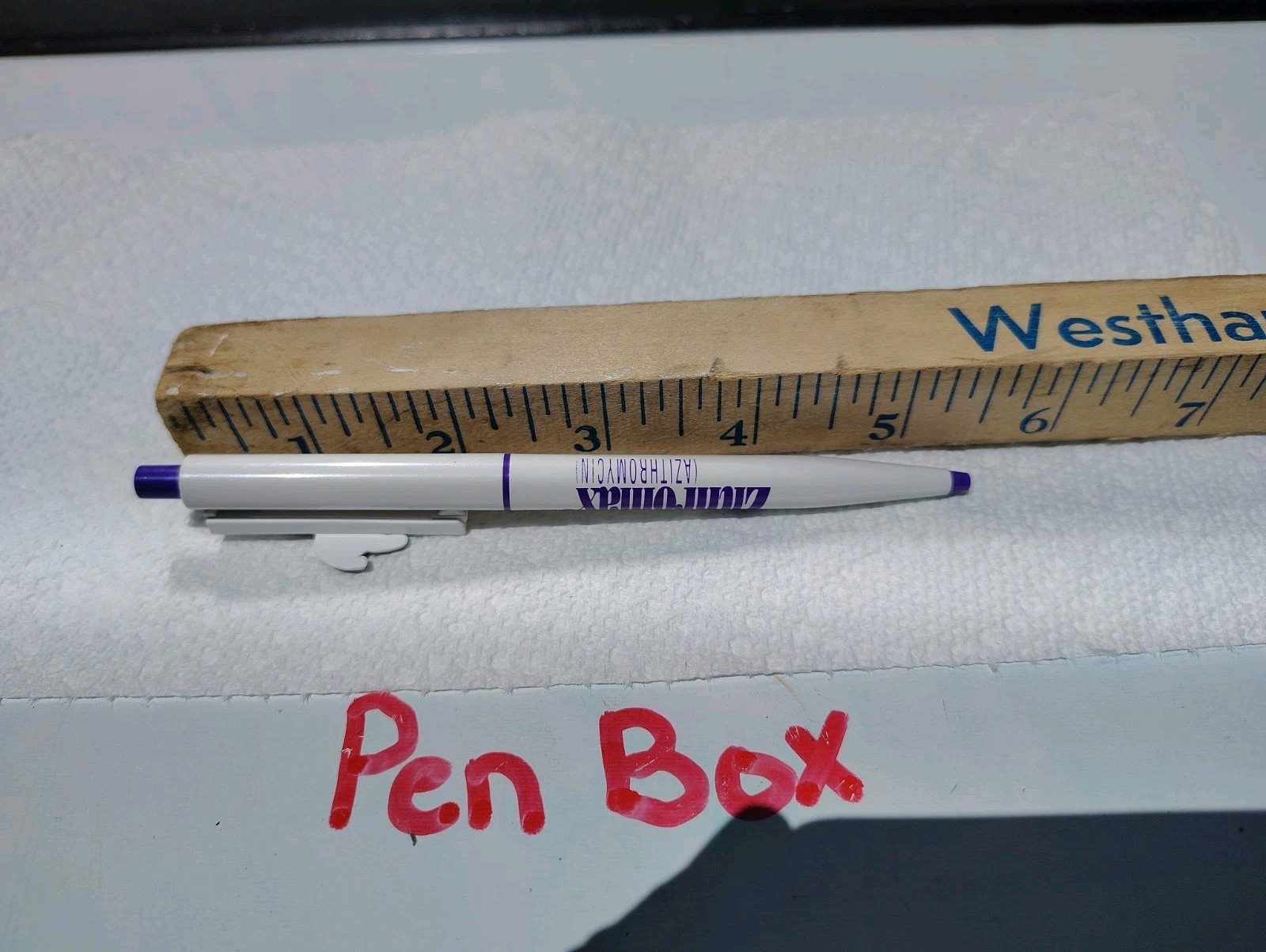 Zithro ZEBRA pen Drug Rep Pharmaceutical Promo Medical Advertising Swag