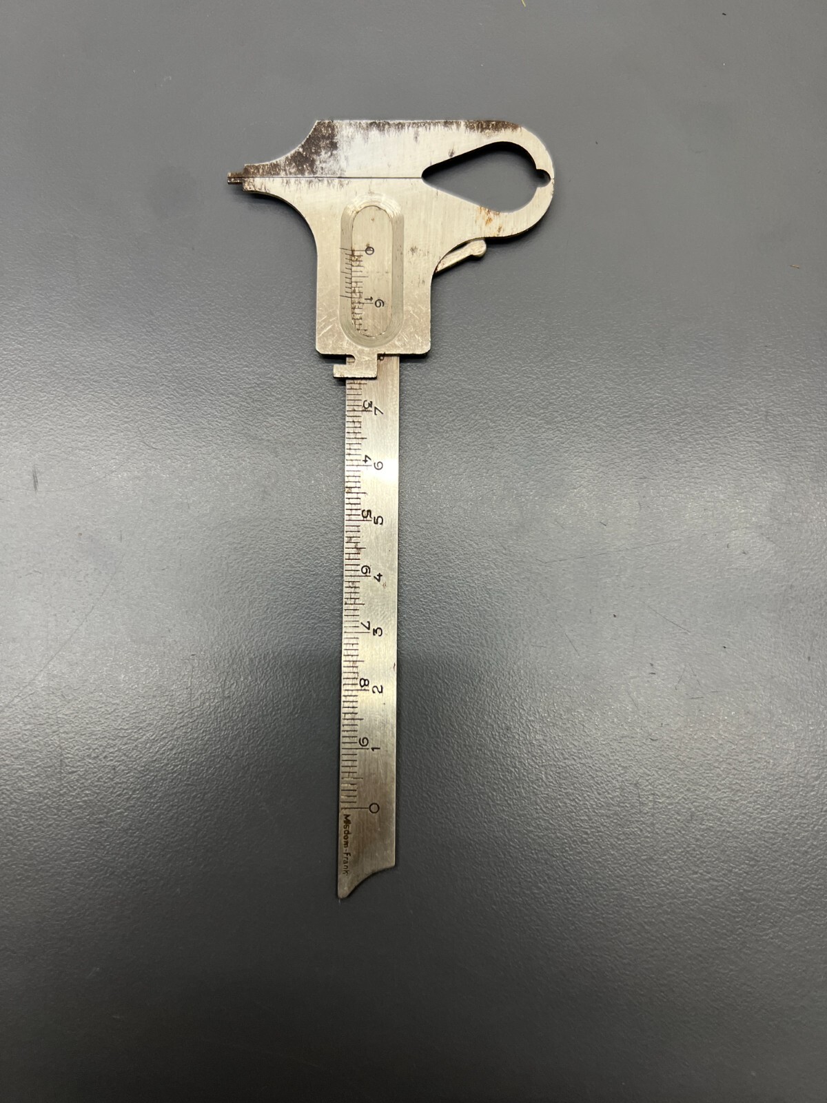 (1) MISDOM-FRANK 5.5″ BOLEY GAUGE CALIPER – DENTAL TOOL – MACHINIST – GERMANY