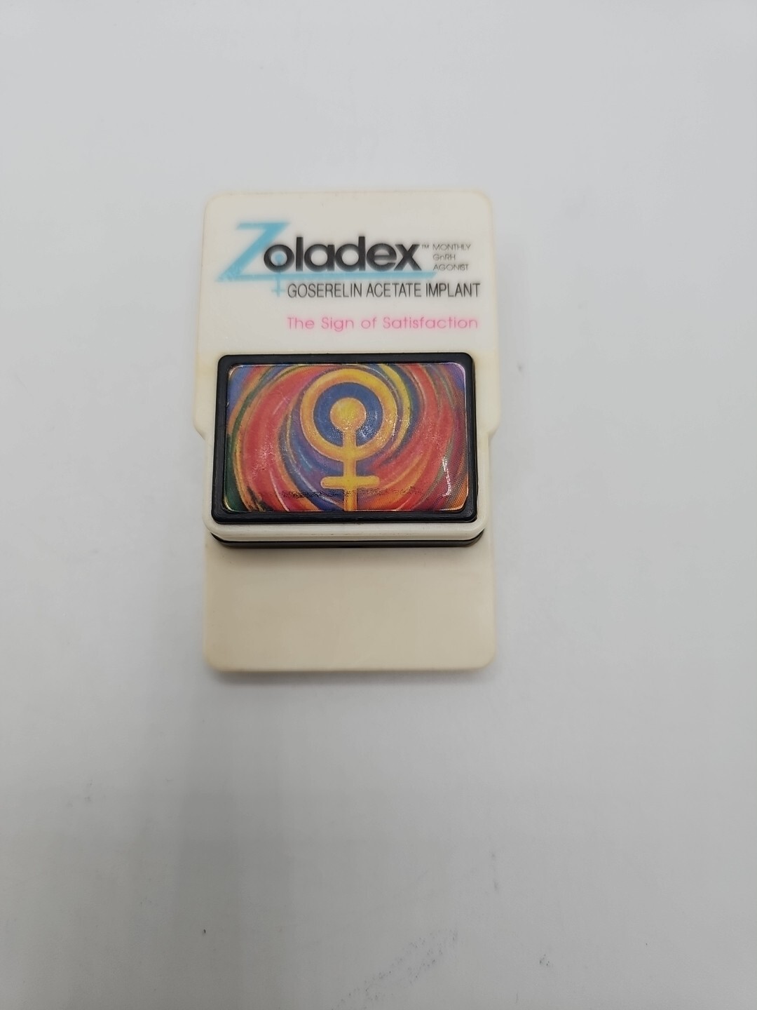 Vintage Zoladex Goserelin Acetate Implant Magnetic Memo Clip 1991