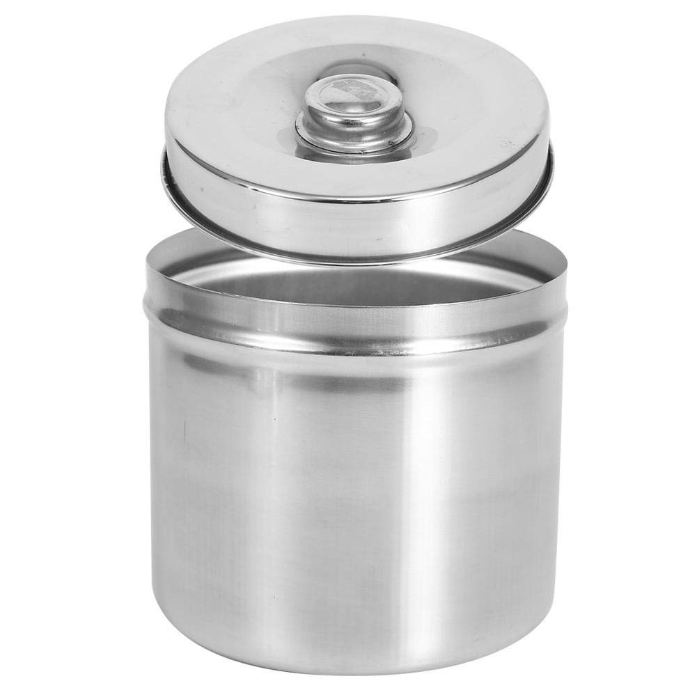 Stainless Steel Ointment Jar for Supplies Storage, Cotton Gauze Container 12c…