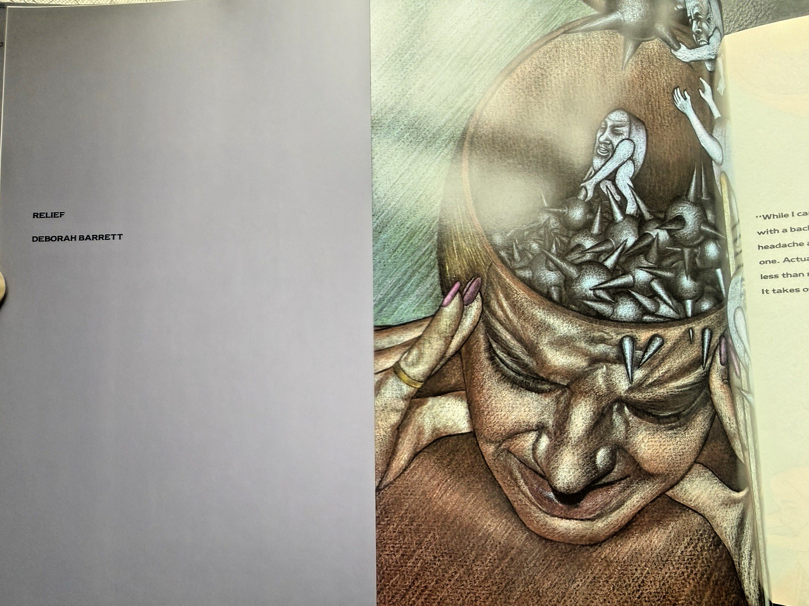 Rare 1982 SANDOZ Migraine Art Book “It’s All In Your Head” + 35mm SLIDES Pharma