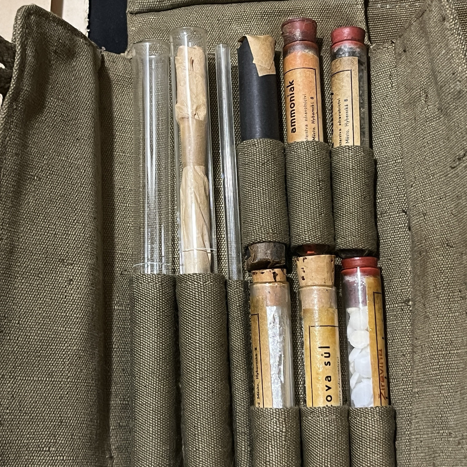 MedKit Vintage Medical Kit Set Travel Surgical Contents A B Case USSR KGB 1950s