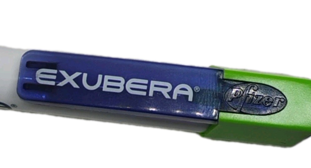 Exubera Insulin Inhalation Powder Pharmaceutical Drug Rep Click Pen Works