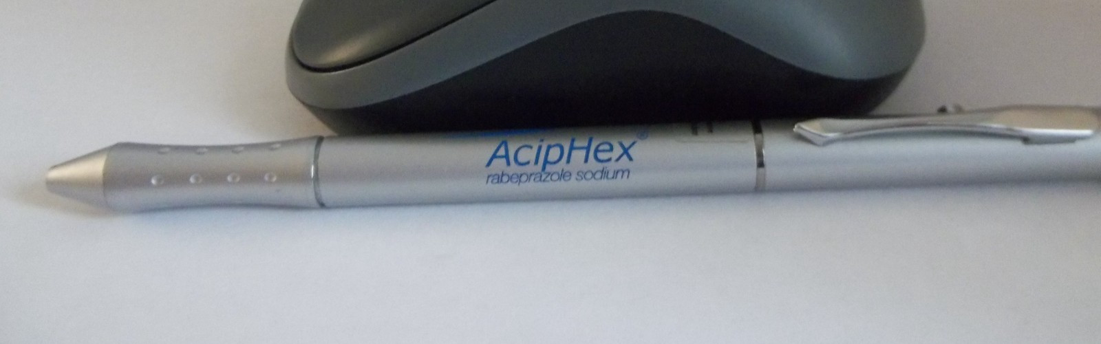 AcipHex Promotional Pen/Flashlight Metal w/Rubberized Grip – Medium Weight