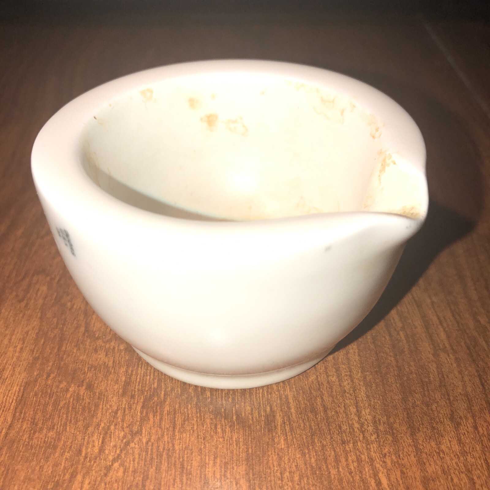 Antique Coors USA Mortar 75mm diameter, 45mm tall, used, no chips, (no pestle)