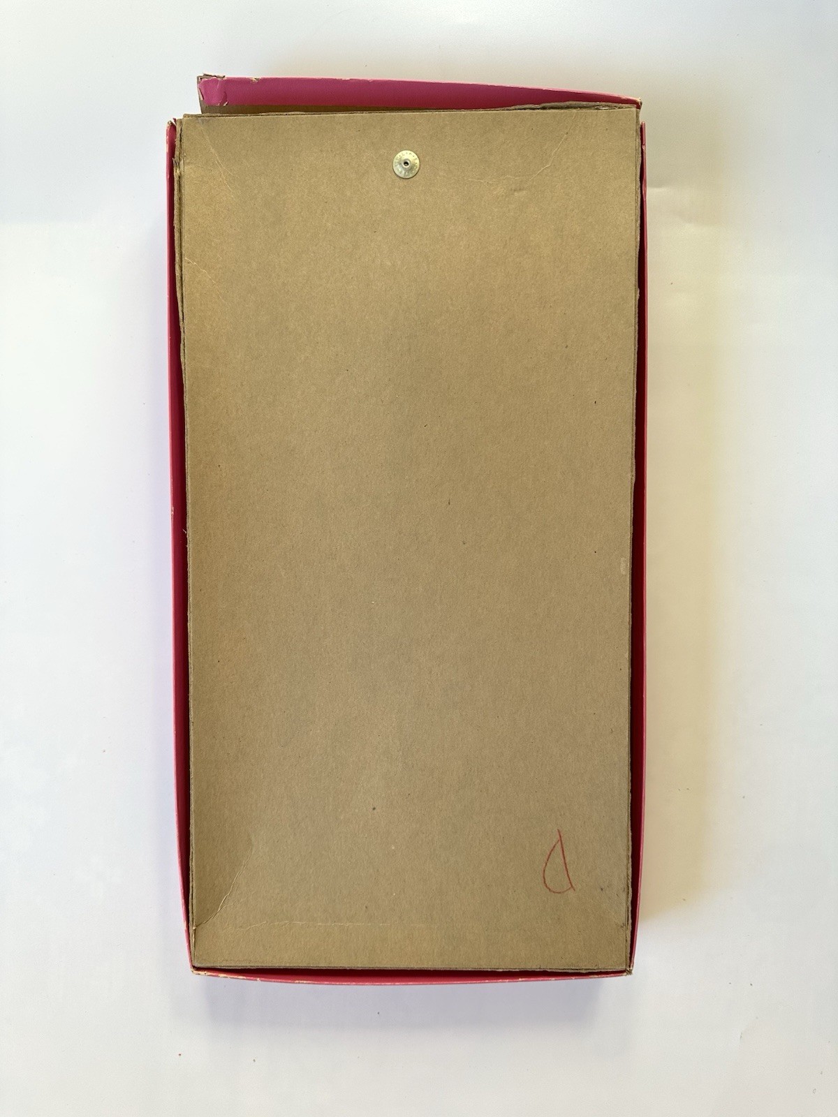 Vintage Rexall Victoria Red Hot Water Bottle w Original Pink Box And Certificate