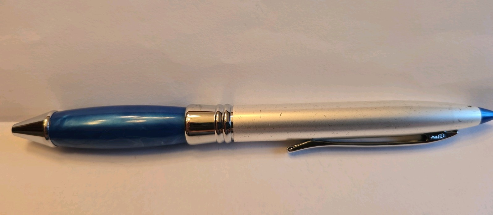 VIAGRA Heavy Metal Pen Pharmaceutical Rep Promo Silver Blue HTF Vintage – Works