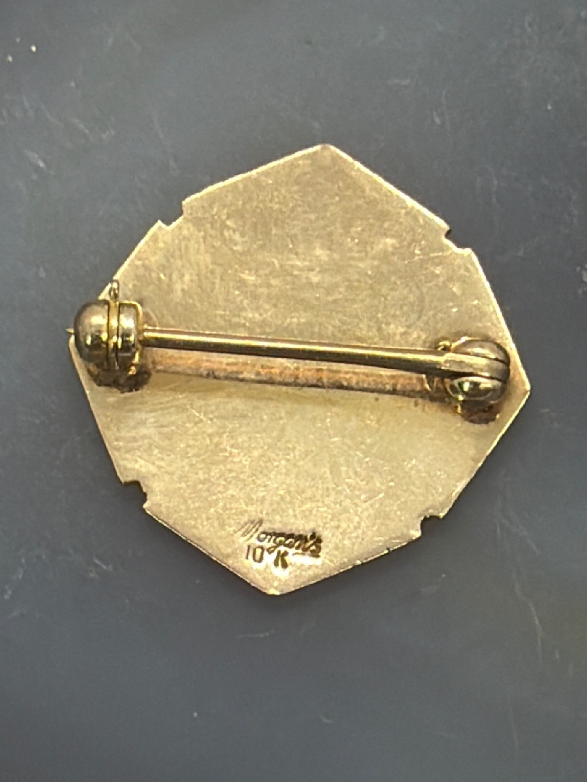 Vintage 1940s Shapero School Sinai Hospital Detroit 10K Gold Nursing Pin Medical